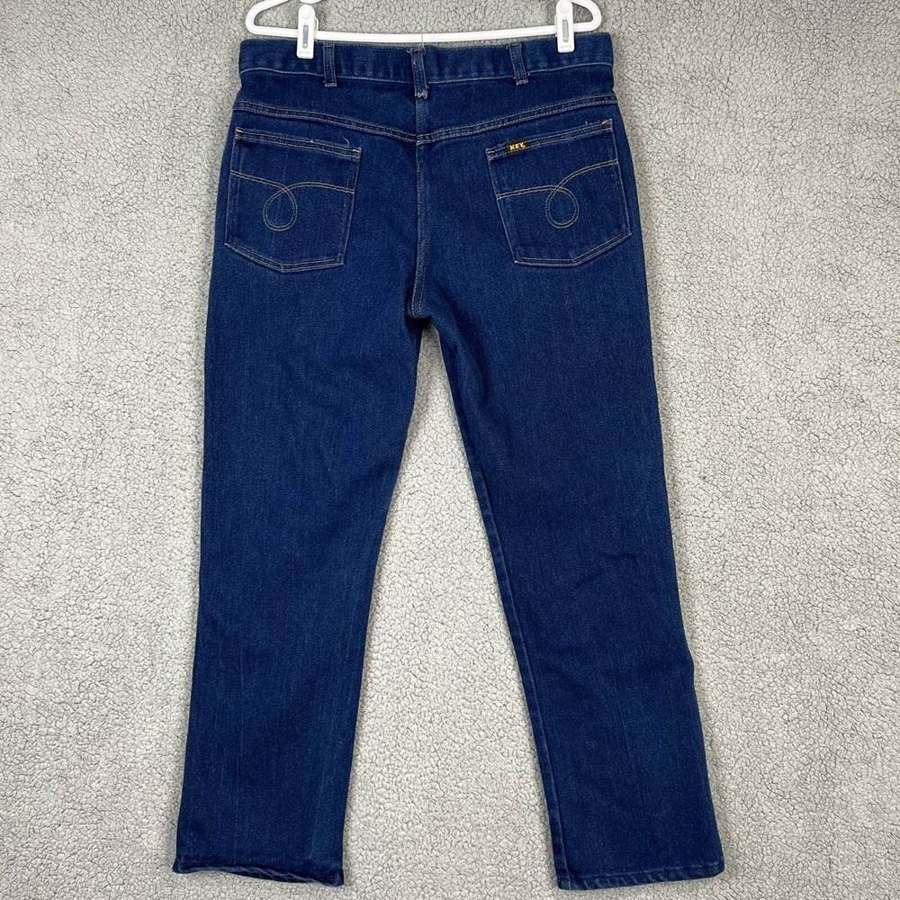Vintage Key Jeans 35x29 Made in USA Blue Straight Leg Relaxed Classic Denim - Picture 5 of 10